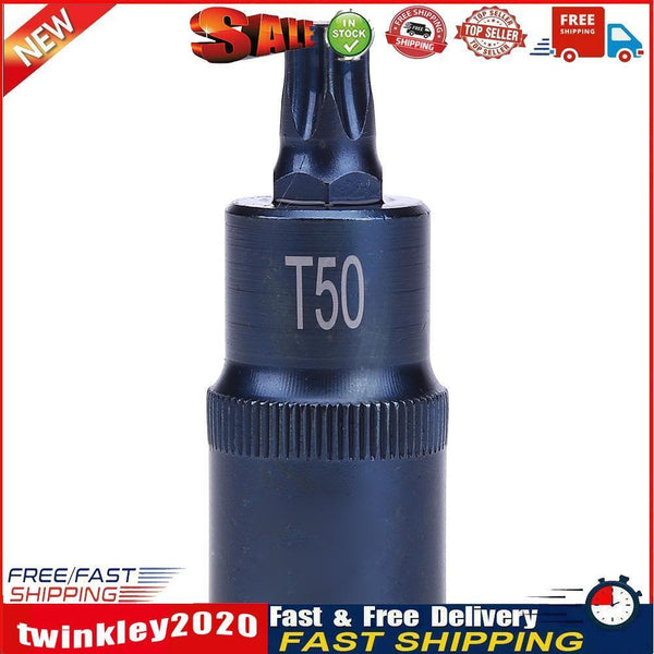 1/2 inch Torx Screwdriver Socket Bits Adapter Drive Socket Hand Tool(T50) Newly