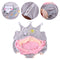 Baby Sofa Support Seat Cover Learning To Sit Chair Case No Filler (Grey) Newly