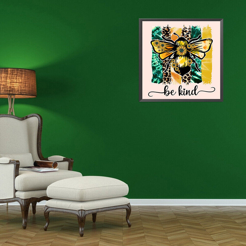 5D Diamond Painting Kit DIY Bee Full Round Drill Mosaic Picture Wall Decor