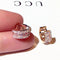 Wedding Earrings Pendant Ear Stud Tassel Eardrop Super Micro Inlaid Rhinestone