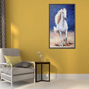5D DIY Diamond Painting Kits White Horse Full Round Drill Wall Decor Art Cr