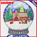5D DIY Special Shaped Diamond Painting Christmas House Cross Stitch Craft Kits