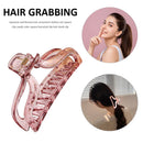 Fashion Women Clear Hollow Hair Clamps Ponytail Claw Hair Accessories (18)
