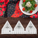 Acrylic Quilting Ruler 60 Degrees Triangle Template Hand Sewing Cutting Clo