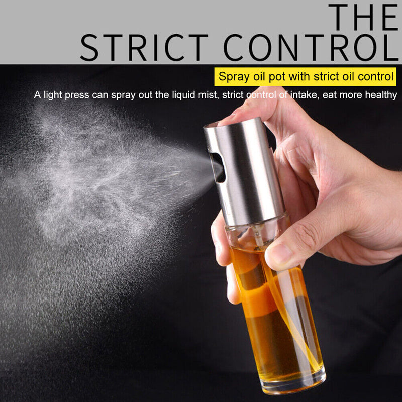 100ml Oil Spray Bottle Vinegar Mist Sprayer Oiler Pot Set BBQ Barbecue Can Tools