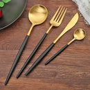 5pcs Stainless Steel Portable Dishes Set Travel Outdoor Camping Cutlery Tools