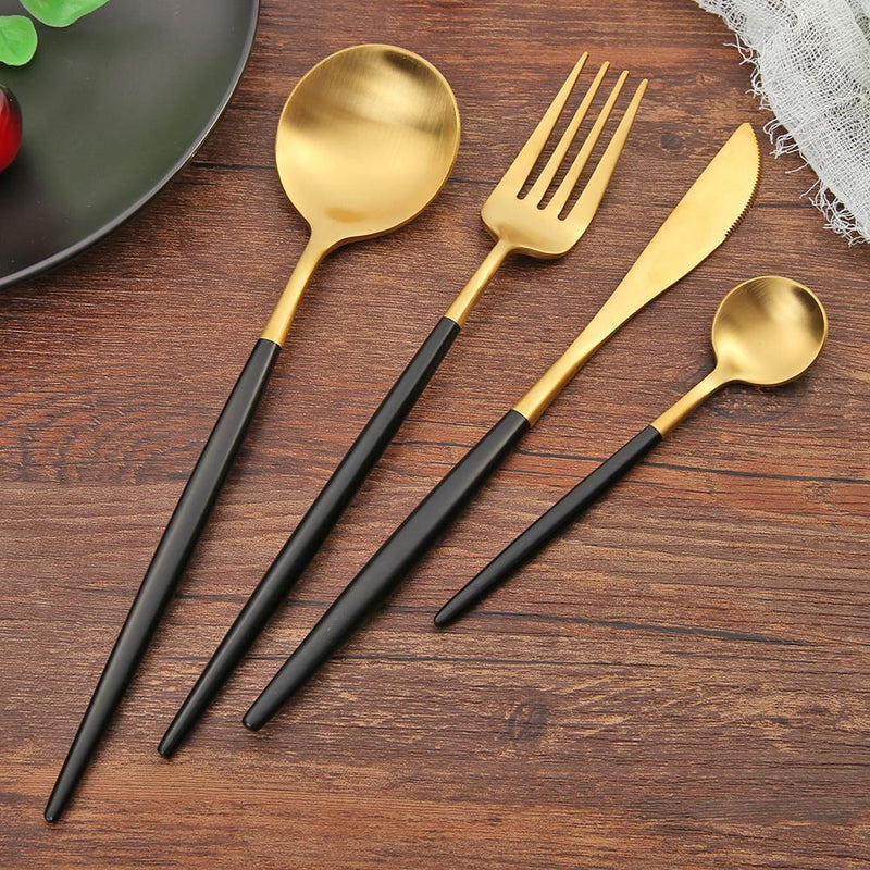 5pcs Stainless Steel Portable Dishes Set Travel Outdoor Camping Cutlery Tools