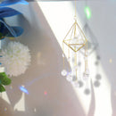 Crystal Windchimes Ornament Lighting Ball Home Hanging Pendant Decor (D) Newly