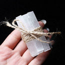 10Pcs Large Selenite Crystal Wands Sticks Crystal Cleaning Protection - F5G8
