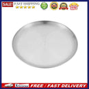 14-26cm Dia Camping Plate Stainless Steel Tableware Dinner Food Container Dishes