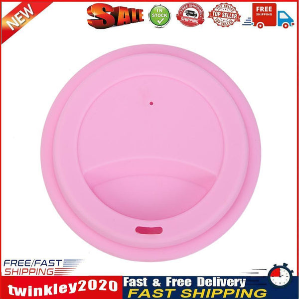 Wheel Shape Silicone Cup Lids Heat-resistant Dust-proof Bowl Cover (Pink) Newly