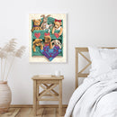 Partial Embroidery DIY Cross Stitch Kits Printed Bears 11CT Needlework Sets Gift