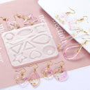 DIY Crafts Crystal Jewelry Making Tools Irregular Silicone Mold Earring Mould