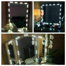 10FT White Dressing Mirror Lighted Cosmetic Makeup V LED Power Z8Z3 L2M1 R8D1