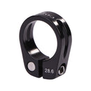 1pc MTB Cycling Seat Tube Clip Bike Release Seatpost Clamp (28.6mm Black) Newly