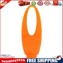 Silicone Light Pet ID Name Tag Dog Cat Anti-Lost Card Collar Pendant(Orange
