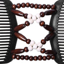 Double Hair Comb Clip - Magic Grain - Stretchable Hair Combs the Elasticity Ha