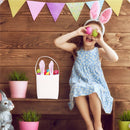 Ears Canvas Storage Pouch Gift Packing Bag Easter Tote Bag Rabbit Basket Bag