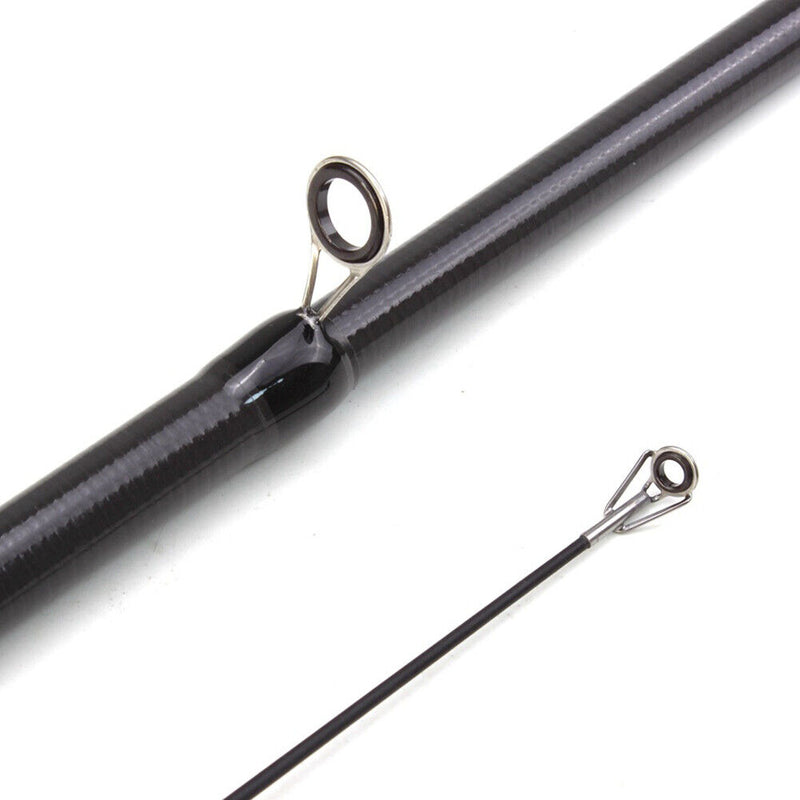Ultra Short Telescopic Mini Spinning Fishing Rod Carbon Fiber Pole (2.7m)