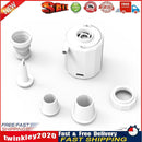 Mini Wireless Air Pump Electric Swimming Ring Pool Floats Inflator (White) Newly