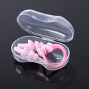 #A Silicone Swimming Earplugs + Nose Clip Waterproof Swimming Supplies Unisex