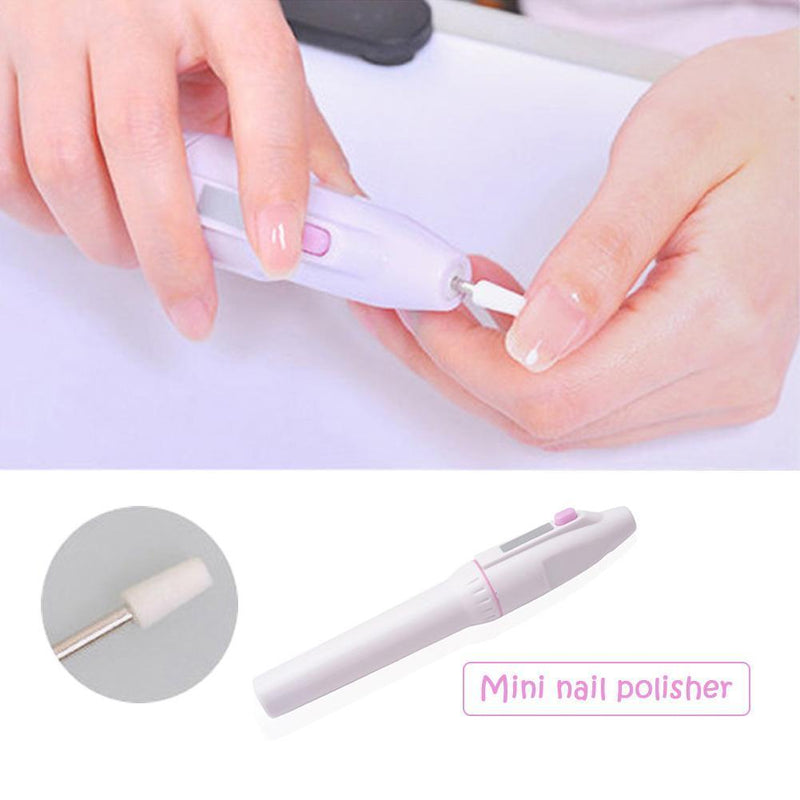 Manicure Pedicure Files Kit Nail Polisher Grinding Glazing Machine Nail Art