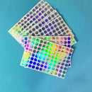 Certificate Label Is Attached Colorful Glare Label Check The Stickers G2I2