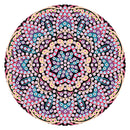 5D DIY Diamond Painting Mandala Wooden Round Coaster Cup Cushion (AA1058-5)