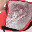 Waterproof Insulated Lunch Bag Picnic Food Thermal Storage Handbag (Red) Newly