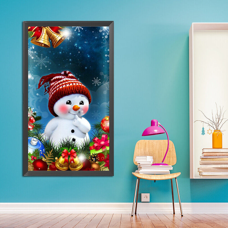 Diamond Painting Kit snowman Full Round Rhinestone Wall Picture