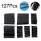 Waterproof 2:1 Black Tube Assortment Kit Heat Shrink Sleeving Shrinkage Sheath