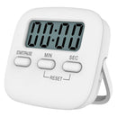 Magnetic Digital Timer Stopwatch Cooking Countdown Timer Clock (White)