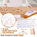 Montessori Matches Puzzles Game Wooden Toys DIY Math Geometry Board Game Toys`
