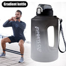 Sports Water Bottle Outdoor Fitness Travel Leakproof Frosted Cups (Black) Newly