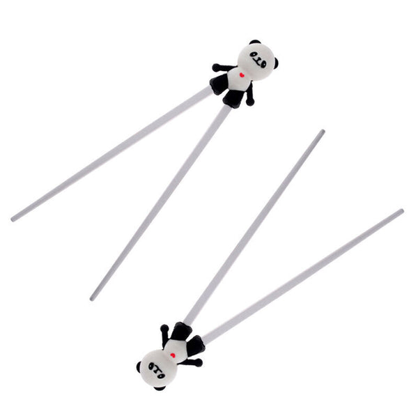Kids Training Chopsticks Panda Child Beginner Helper Cheaters-Toys Learning V8A6