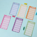 12 Pieces School Office Tools Binder Budget Sheets Candy Print Expense Tracker