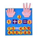 Intelligence Mathematics Felt Numbers Toddler Brain Development Counting Finger