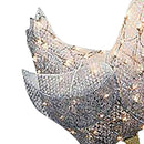 2pcs - LED Chicken Family Signs Xmas Tree Hanging Pendant (03)