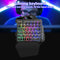 G94 One Handed Gaming Keyboard 35 Keys Wired Membrane Gaming Keypad for PC