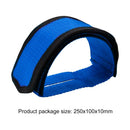Bike Fixed Gear Pedal Strap Anti-slip Bicycle Extended Foot Straps (Blue) Newly