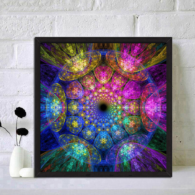 Abstract Jellyfish Oil Paint By Numbers Kits Canvas Picture Wall Art DIY