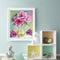 Paeonia Flower Series Oil Paint By Numbers Kit Frameless Drawing Picture Decor