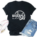 Independence Day Baseball Day Tea T-Shirt (Black XXL)