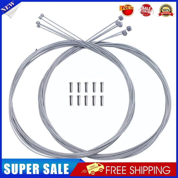 5pcs MTB Bike Brake Lines Road Bicycle Shifter Brake Cables Caps Set (MTB)