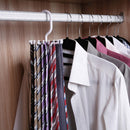 Rotating Tie Rack Tie Hanger Holds 20 Hook Neck Ties Scarf Organizer