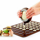 Mold Cake Baking 48 Cavity Macaron Mat Sheets Pastry Muffin Mat Silicone Tray