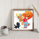 5D Diamond Painting Halloween pumpkin Full Round Drill Rhinestone Kit