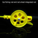 Portable Winter Ice Fishing Rod Plastic Outdoor Child Fishing Tackle Pole