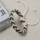 DIY Handmade Weave Rope Bracelet Colorful Ethnic Bangles Jewelry (Style 4)