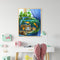 #A Cat Partial Oil Paint By Numbers Kit DIY Frameless Drawing Picture for Adul